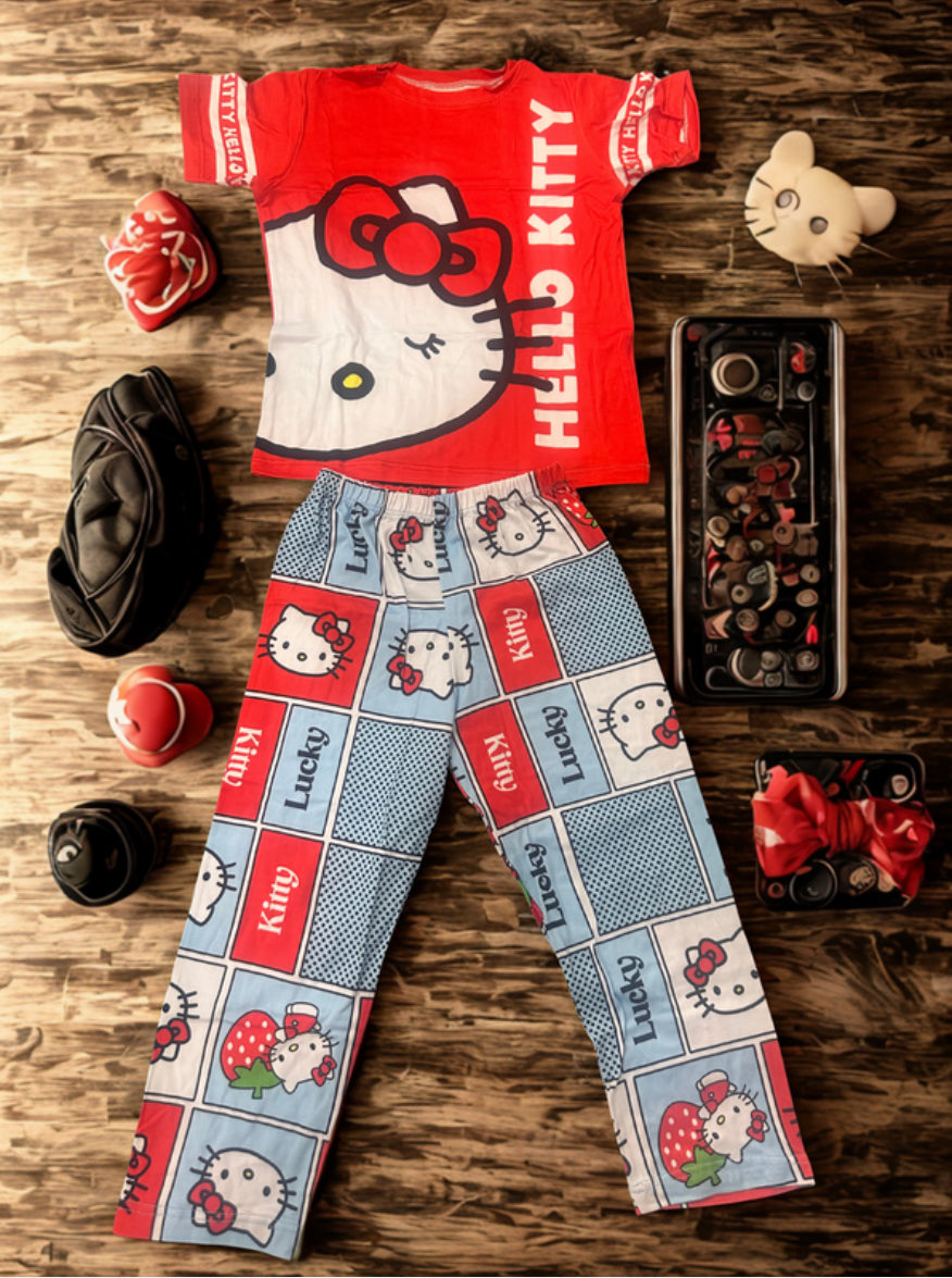 🎀 Set de Pijama Infantil Hello Kitty 🎀