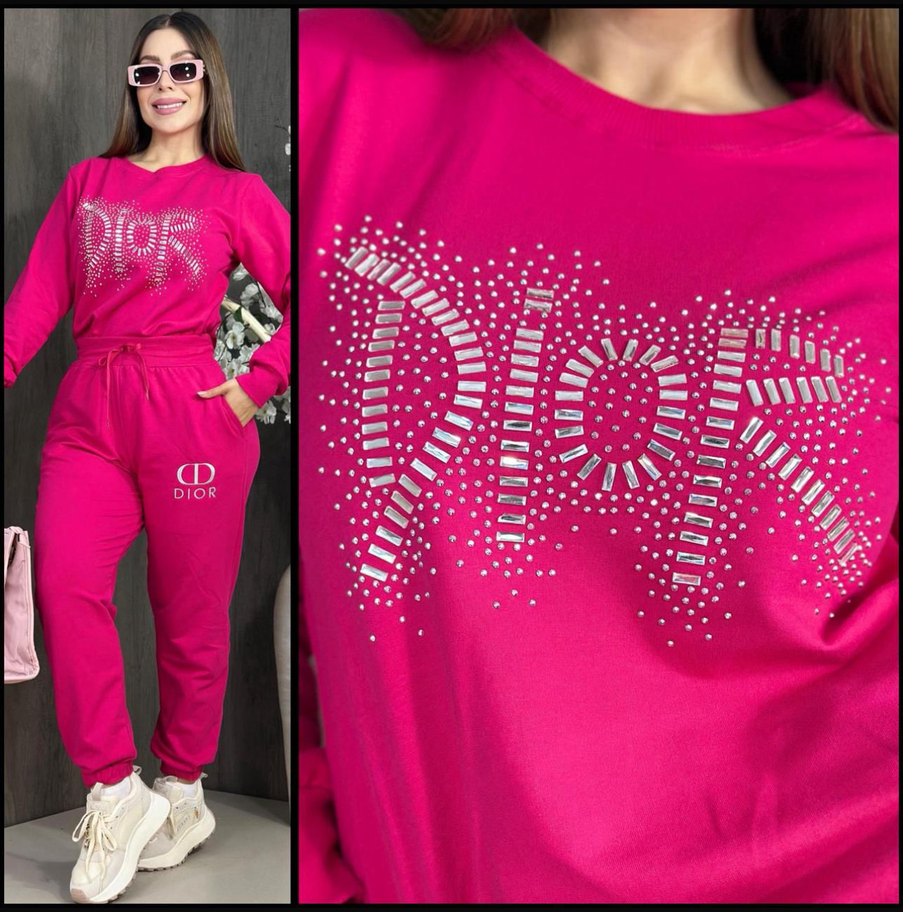 ✨Conjunto DIOR en Pedrería – Edición Luxe✨