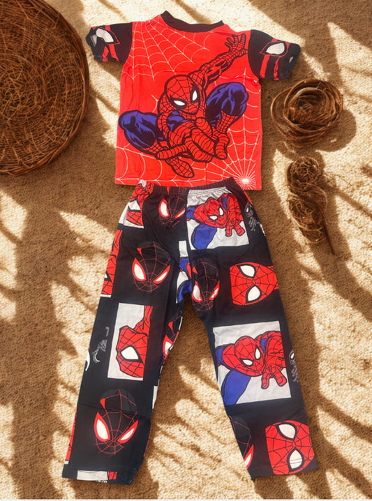 🕷️ Set de Pijama Infantil Spiderman – Súper Cómodo